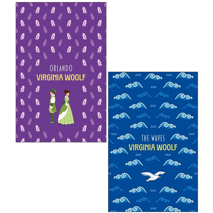 Virginia Woolf Collection 2 Books Set (Orlando,The Waves)
