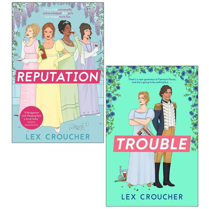 Lex Croucher 2 Books Collection Set (Reputation, Trouble Paperback)