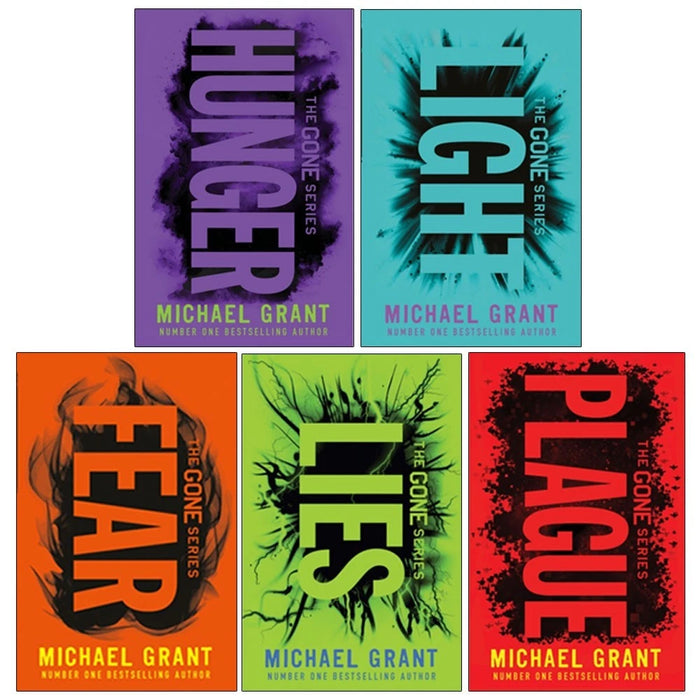 Gone Series 5 Books Collection Set by Michael Grant(Hunger ,Lies , Plague ,Fear &Light)