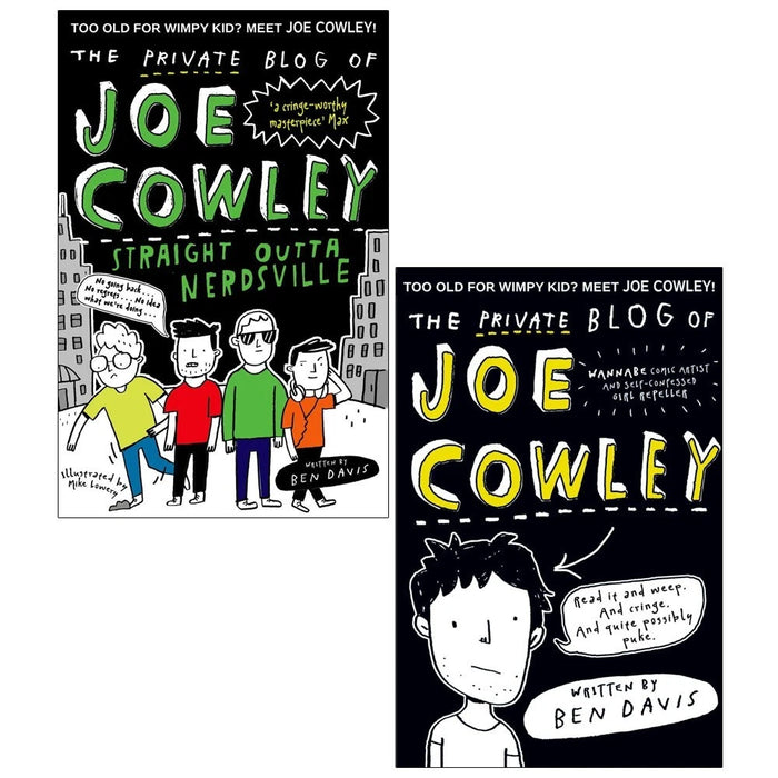 Private Blog Of Joe Cowley Series 2 Books Collection Set By Ben Davis(The Private Blog of Joe Cowley &  Straight Outta Nerdsville)