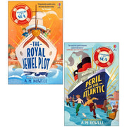 Mysteries at Sea Series By A.M. Howell 2 Books Collection Set (Peril on the Atlantic  & The Royal Jewel Plot) - The Book Bundle