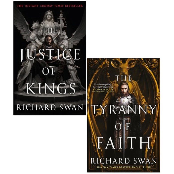 Empire of the Wolf Series 2 Books collection Set by Richard Swan(The Justice of Kings  & The Tyranny of Faith)