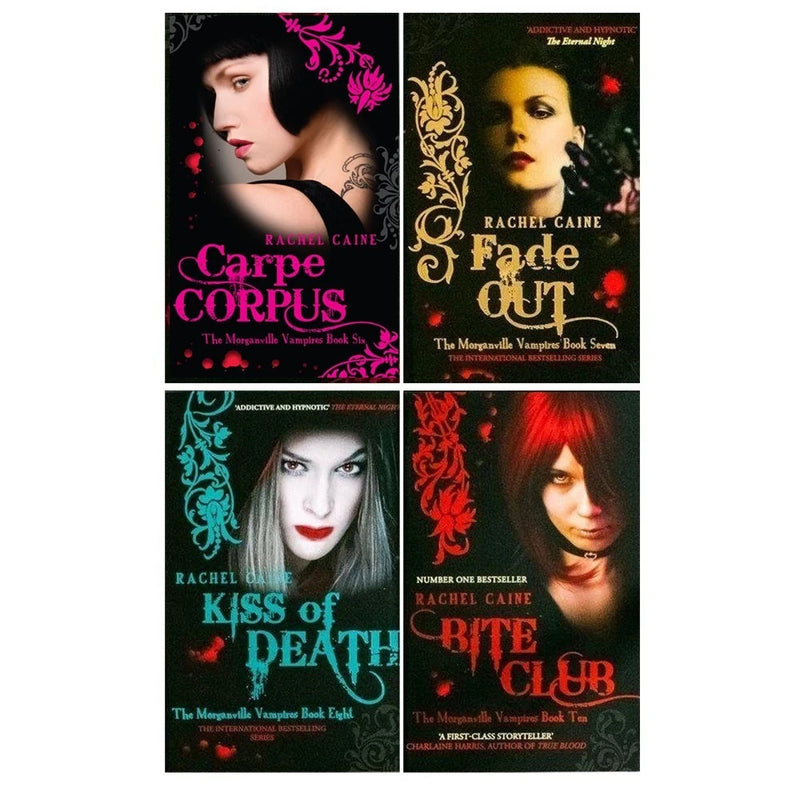 Morganville Vampires Series 2 Collection Rachel Caine 4 Books Set(Carpe Corpus, Fade Out, Kiss of Death  & Bite Club) - The Book Bundle