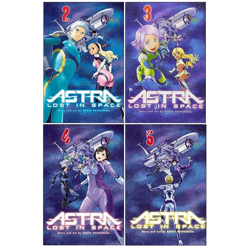 Astra Lost in Space Vols. 2 - 5 Books Collection Set by Kenta Shinohara - The Book Bundle
