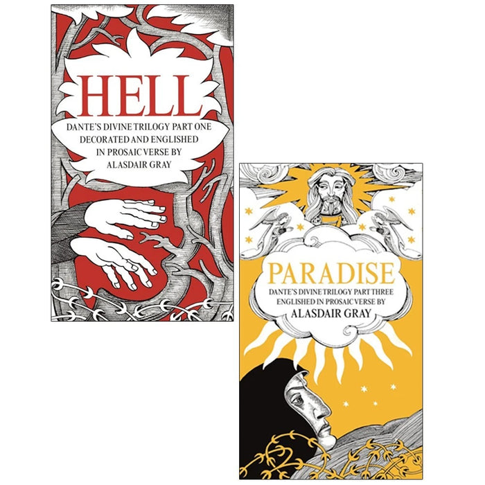 Alasdair Gray Dantes Divine Trilogy Collection 2 Books Set (Hell,Paradise)