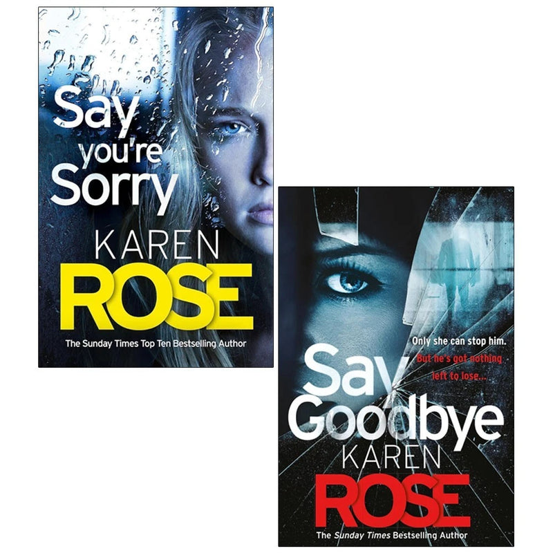 Sacramento Series Karen Rose 2 Books Collection Set(Say You're Sorry & Say Goodbye ) - The Book Bundle