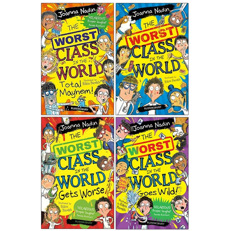 Worst Class in the World 4 Books Collection Set by Joanna Nadin - The Book Bundle