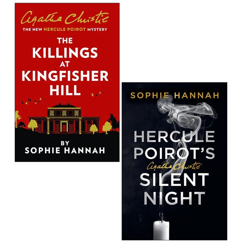 Hercule Poirot Series 2 Books Collection Set by Sophie Hannah(The Killings at Kingfisher Hill & Hercule Poirot’s Silent Night) - The Book Bundle