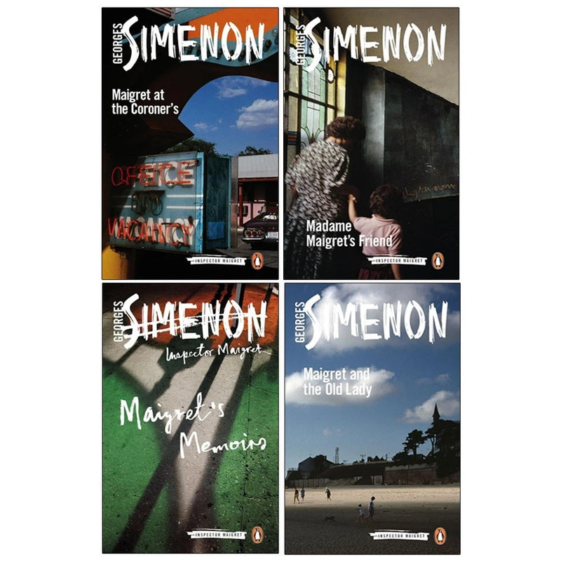 Georges Simenon inspector maigret Series 7 Collection 4 Books Set - The Book Bundle
