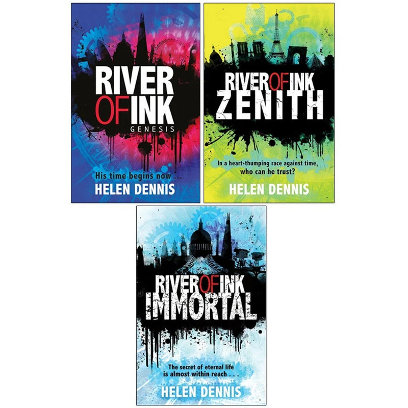 River of Ink Series 3 Books Collection Set By Helen Dennis (Genesis,Zenith & Immortal) - The Book Bundle
