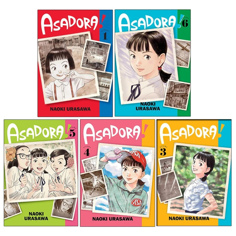 Asadora! 5 Books Collection Set by Naoki Urasawa (Volume 1, 3, 4, 5, 6) - The Book Bundle
