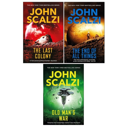 Old Man’s War Series Collection 3 Books Set by John Scalzi(Old Man's War,The Last Colony &The End of All Things) - The Book Bundle