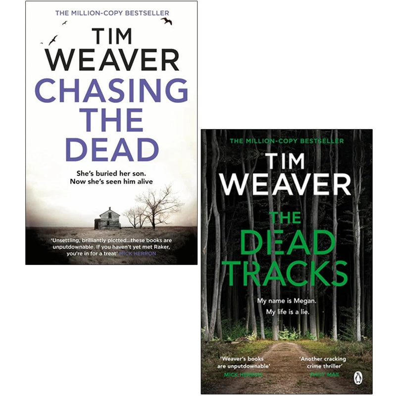 David Raker Series 2 Books Collection Set By Tim Weaver(Chasing The Dead, The Dead Tracks) - The Book Bundle