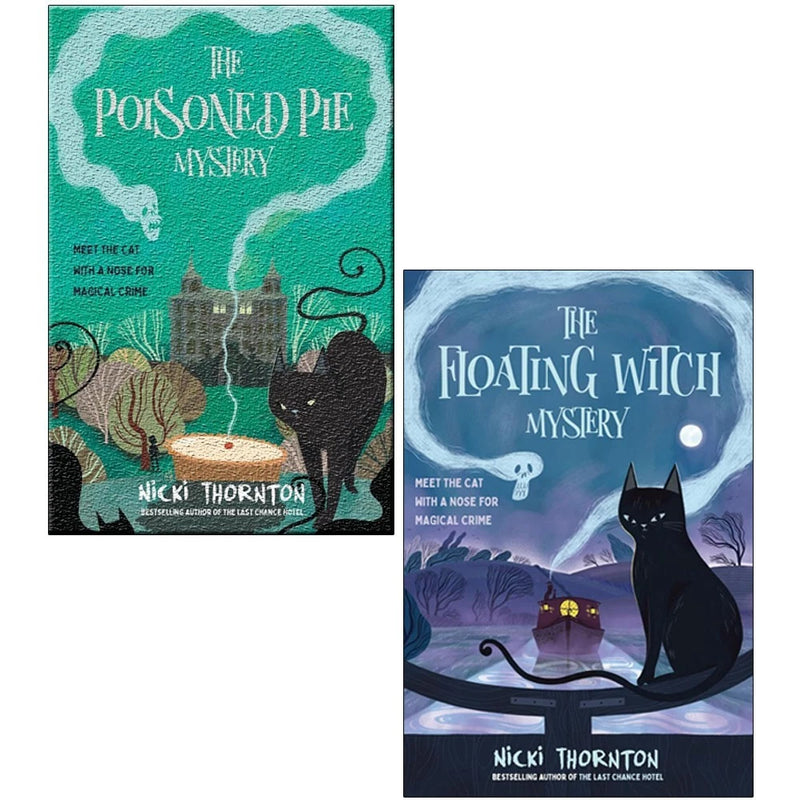 Howling Hag Mysteries Series 2 Books Collection Set by Nicki Thornton (The Poisoned Pie Mystery  &The Floating Witch Mystery) - The Book Bundle