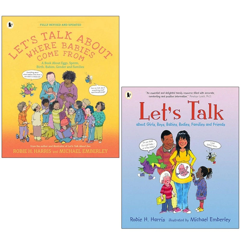 Lets Talk Series 2 Books Collection Set by Robie Harris & Michael Emberley - The Book Bundle