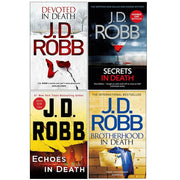 Jd Robb Death Series 9 Collection 4 Books Set (Brotherhood in Death, Echoes in Death,Secrets in Death & Devoted in Death) - The Book Bundle