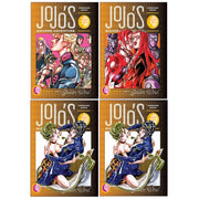 VIZ Media JoJo's Bizarre Adventure Part 5 Golden Wind series 4-book collection set featuring Hirohiko Araki's artwork.