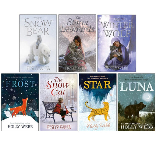 Winter Animal Stories 7 Books Collection Set(The Snow Bear ,The Winter Wolf, The Storm Leopards ,The Snow Cat, Frost, Star & Luna) - The Book Bundle