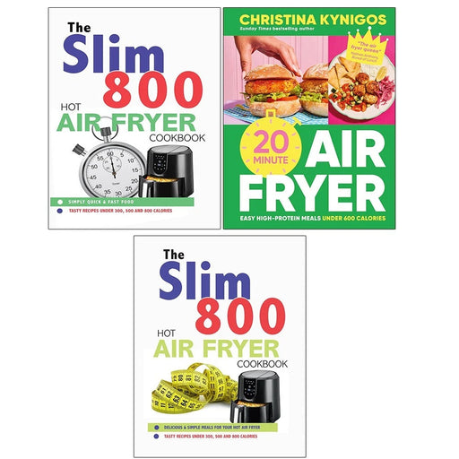 20-minute Air Fryer,Slim 800 Hot Air FryerRecipe , Slim 800 Hot Air FryerRecipe Cookbook 3 Books  CollectionSet - The Book Bundle