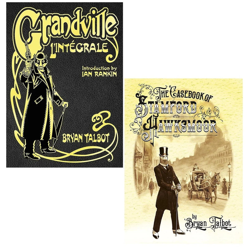 Bryan Talbot Collection 2 Books Collection Set (Grandville , Casebook of Stamford Hawksmoor) - The Book Bundle