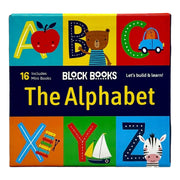 Children’s Alphabet Learning 16 Mini Books Collection Box by Lake Press - The Book Bundle