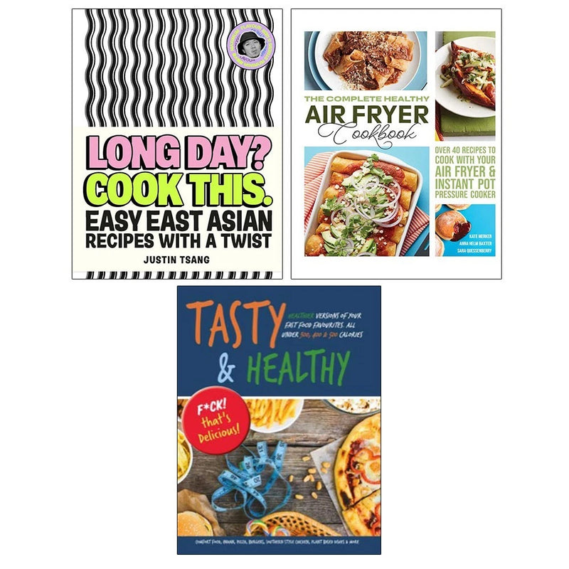 Long Day? Cook This,Tasty and Healthy & Complete Healthy Air Fryer Cookbook 3 Books Collection Set - The Book Bundle
