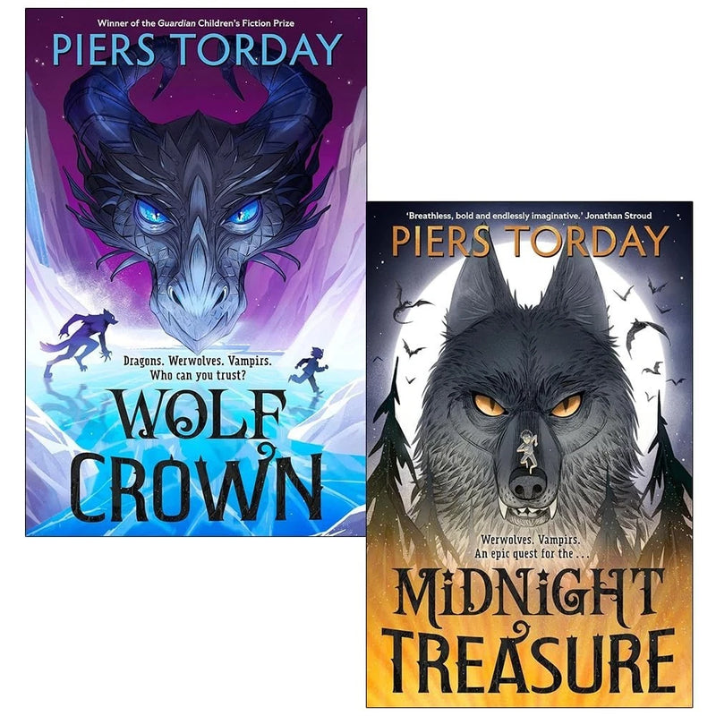 Midnight Treasure Series 2 Books Set by Piers Torday(Wolf Crown(HB),Midnight Treasure ) - The Book Bundle