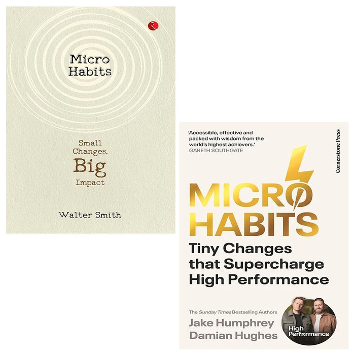Micro-Habits Jake Humphrey, Micro Habits Walter Smith 2 Books  Collection Set - The Book Bundle