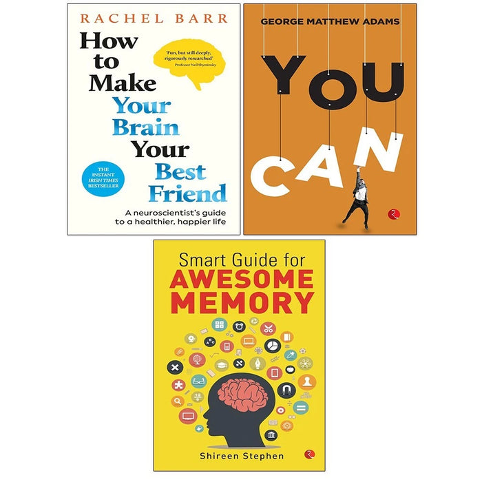 How to Make Your Brain Your Best Friend(HB), Smart GuideAwesome,You Can  3 Books Collection Set - The Book Bundle