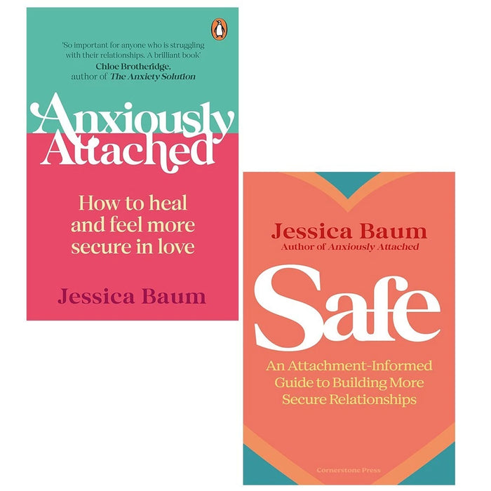 Jessica Baum Collection 2 Books Set(Anxiously Attached, Safe (HB)) - The Book Bundle