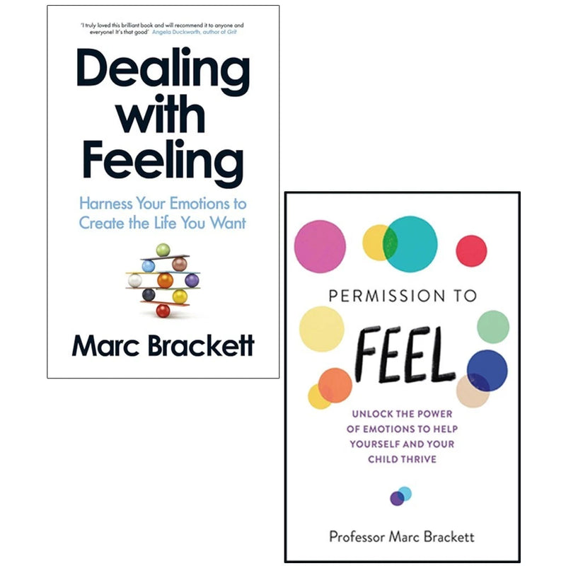 Dealing with Feeling,Permission to Feel 2 Books Collection Set by Marc Brackett - The Book Bundle