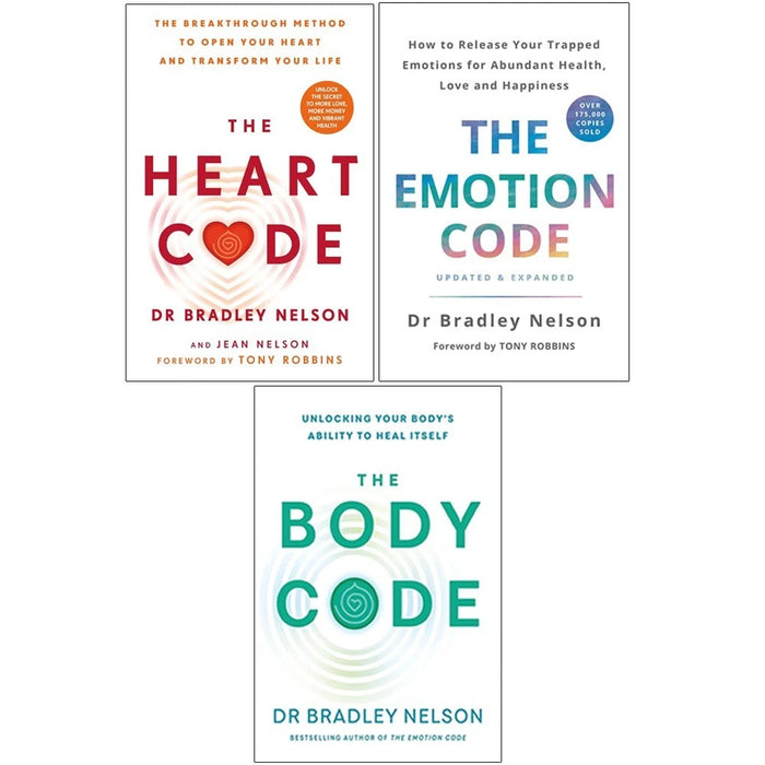 Dr Bradley Nelson Collection 3 Books Set (Emotion Code, Body Code and Heart Code) - The Book Bundle