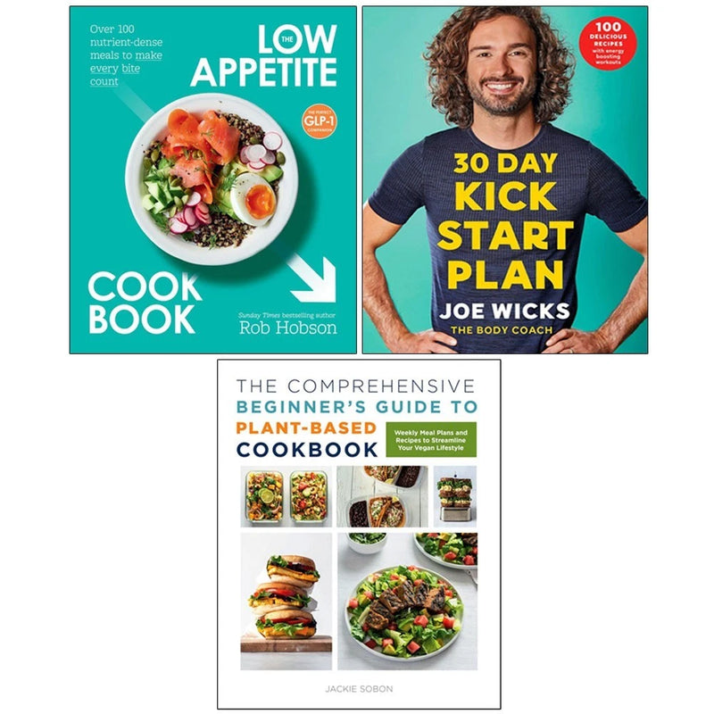 Low Appetite, 30 Day Kick Start, Comprehensive Beginner's Guide 3 Books Collection Set - The Book Bundle