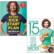 30 Day Kick Start Plan,Lean in 15 - the Sustain Plan 2 Books Collection Set - The Book Bundle