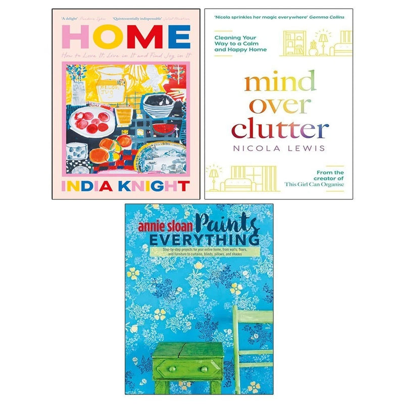 Home (HB), Paints Everything, Mind Over Clutter 3 Books Collection Set - The Book Bundle