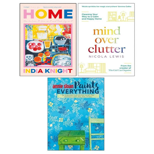 Home (HB), Paints Everything, Mind Over Clutter 3 Books Collection Set - The Book Bundle
