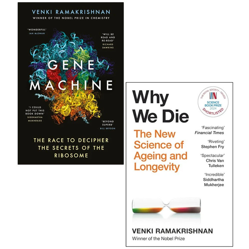 Why We Die,Gene Machine 2 Books Collection Set by Venki Ramakrishnan - The Book Bundle