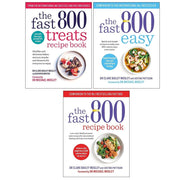 Fast 800 Series 3 Books Collection Set(The Fast 800 Treats Recipe Book, The Fast 800 Easy & The Fast 800 Recipe Book) - The Book Bundle