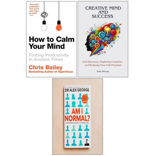 Am I Normal? HB,Creative Mind ,How to Calm Your Mind 3 Books Collection Set - The Book Bundle