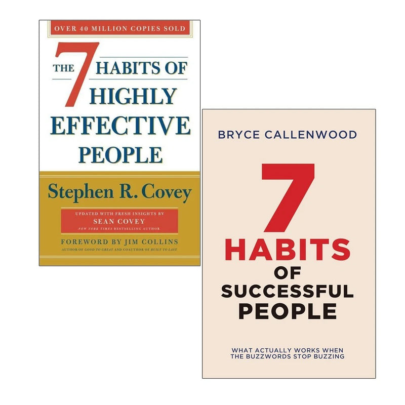 The 7 Habits Of Highly Effective People, 7 Habits of Successful People 2 Books Collection Set - The Book Bundle