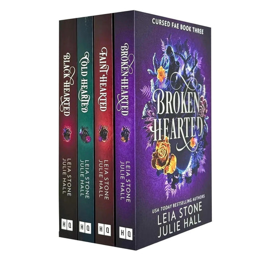 Cursed Fae Series 4 Books Collection Set By Leia Stone & Julie Hall (Cold Hearted ,Faint Hearted ,Broken Hearted & Black Hearted) - The Book Bundle