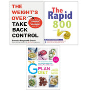 Weight's Over Take Back Control,Rapid 800 &The G Plan Diet Cookbook 3 Books Collection Set - The Book Bundle