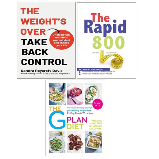 Weight's Over Take Back Control,Rapid 800 &The G Plan Diet Cookbook 3 Books Collection Set - The Book Bundle