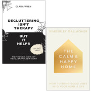 Decluttering Isn’t Therapy (But It Helps),The Calm and Happy Home HB 2 Books Collection Set - The Book Bundle