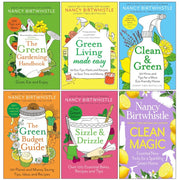 Nancy Birtwhistle Clean Magic, Green & Easy Living book set featuring six eco-friendly lifestyle books by Nancy Birtwhistle.