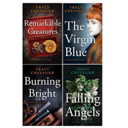 Tracy Chevalier Collection 4 Books Set(Remarkable Creatures, Falling Angels, The Virgin Blue & Burning Bright) - The Book Bundle