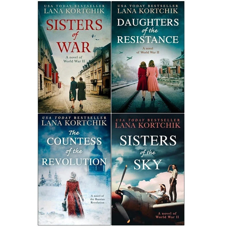 Lana Kortchik Collection 4 Books Set (Daughters of the Resistance,Sisters of War) - The Book Bundle