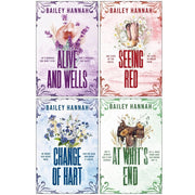 Wells Ranch Series 1-4 Books Collection Set By Bailey Hannah(Alive and Wells, Seeing Red ,Change of Hart & At Whit's End) - The Book Bundle