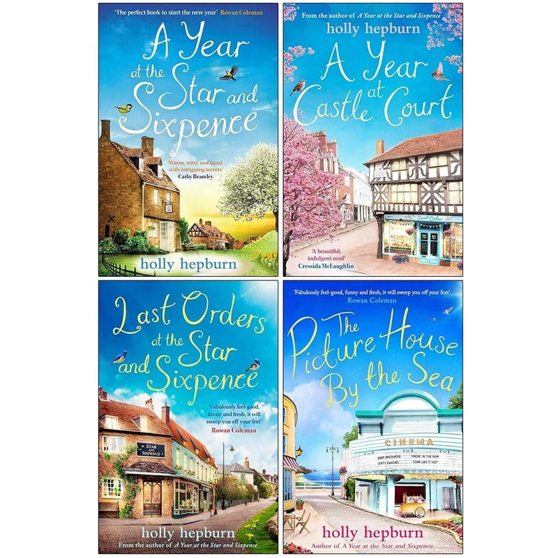 Holly Hepburn Collection 4 Books Set(A Year at the Star and Sixpence, A Year at Castle Court, Last Orders at the Star and Sixpence  & The Picture House by the Sea) - The Book Bundle
