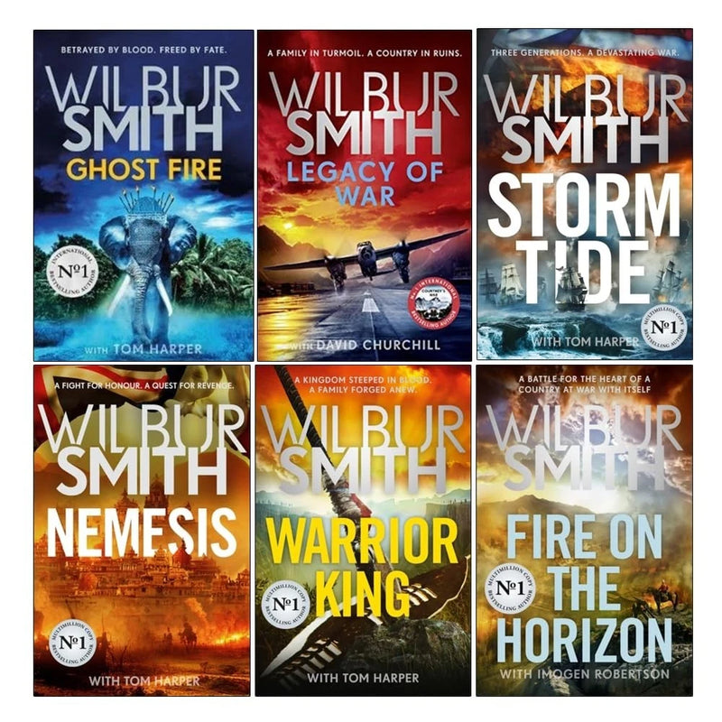 Courtney Family Novels Series 19-24 Collection 6 Books Set by Wilbur Smith - The Book Bundle